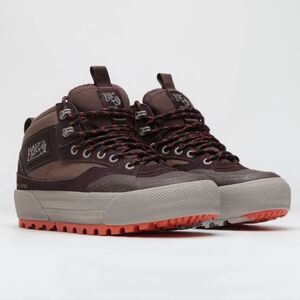 NEW Vans‎ MTE Half Cab Gore-Tex Shoes Brown Orange Mens 5.5 Or Womens 7